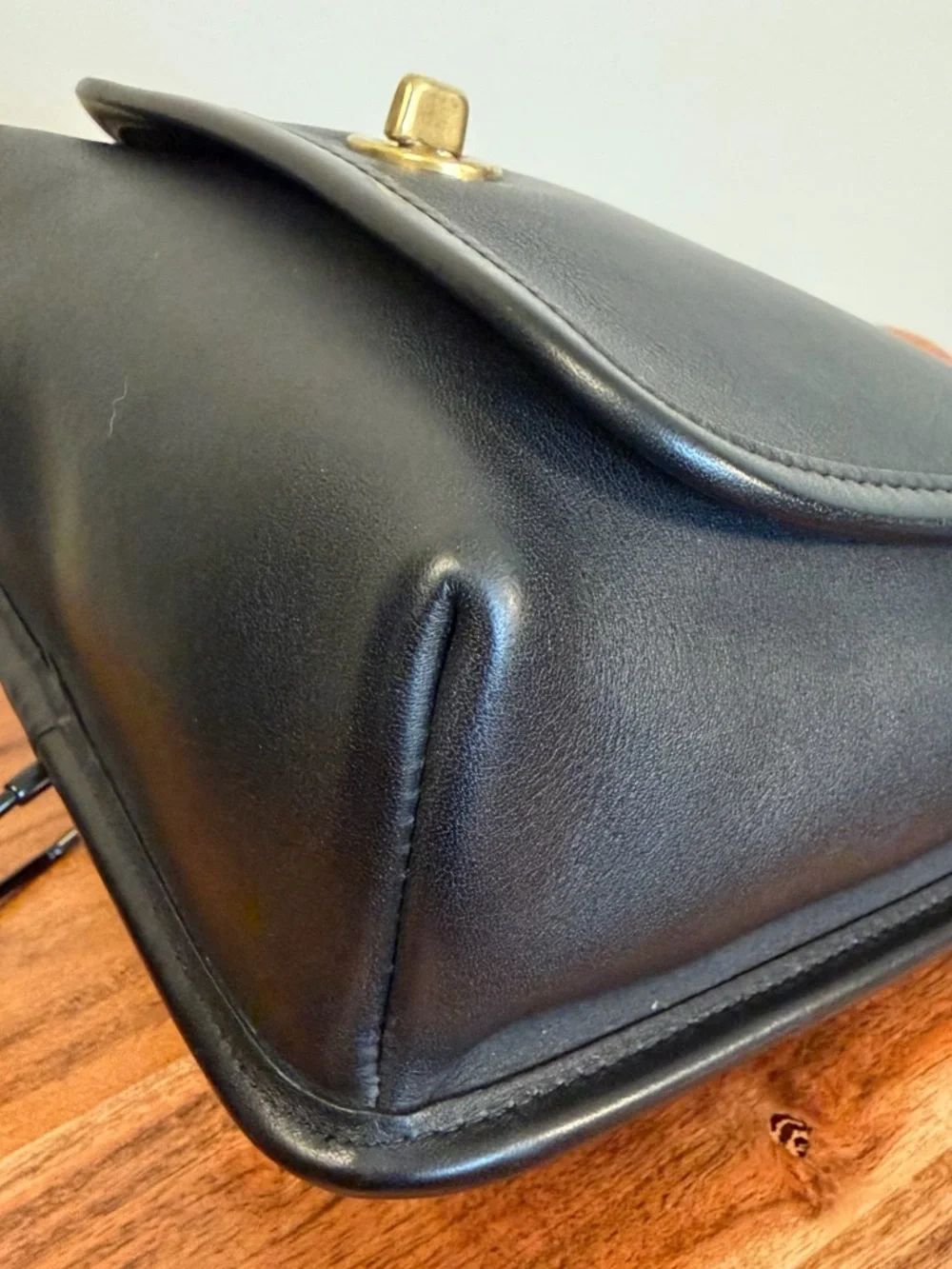 Vintage COACH Patrol Companion Bag Black Crossbody Costa Rica 9076 EUC - Picture 15 of 17